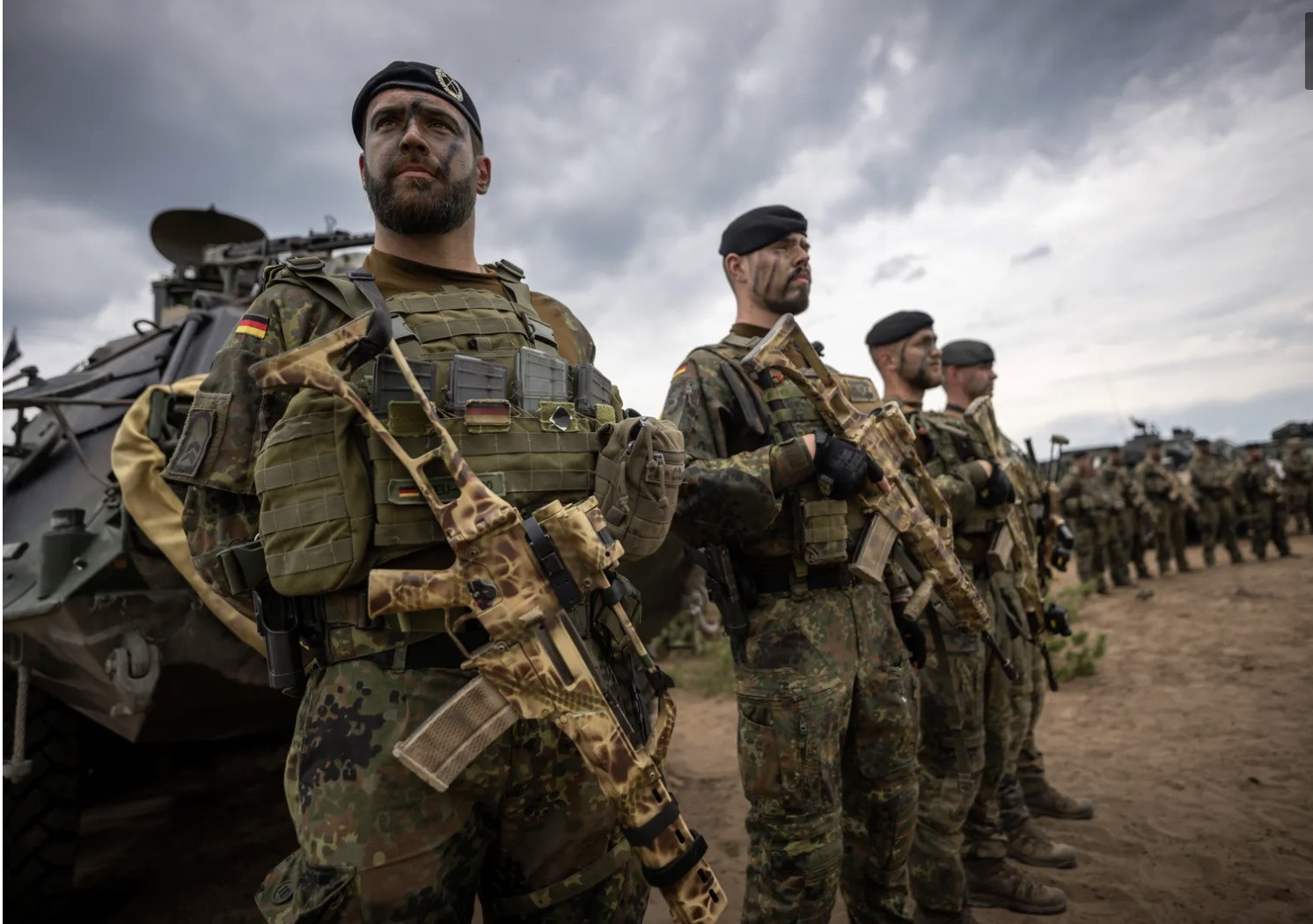 Binh sĩ Đức. Ảnh: DPA