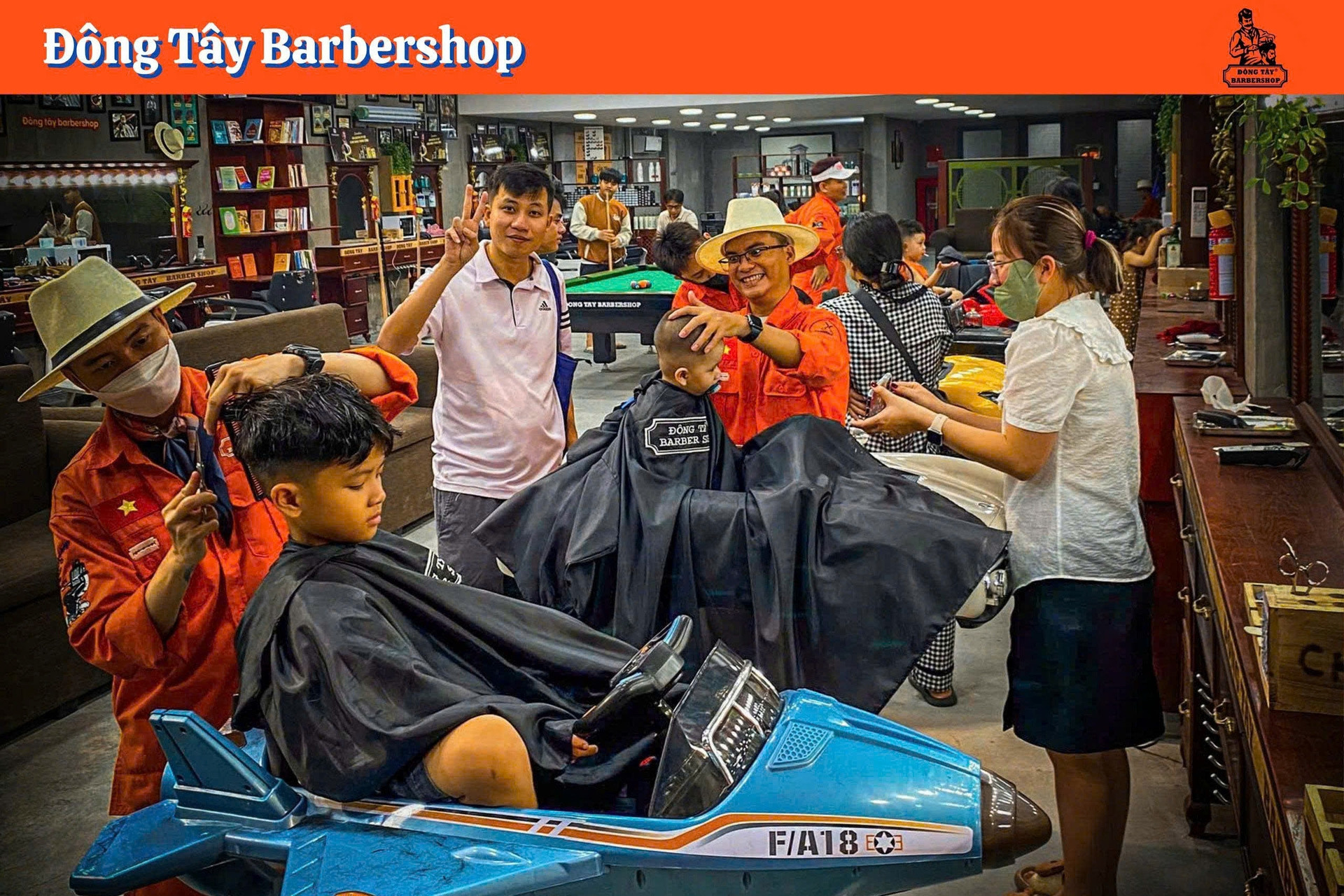 Đông Tây Barbershop - Tiệm cắt tóc đặc biệt cho trẻ em