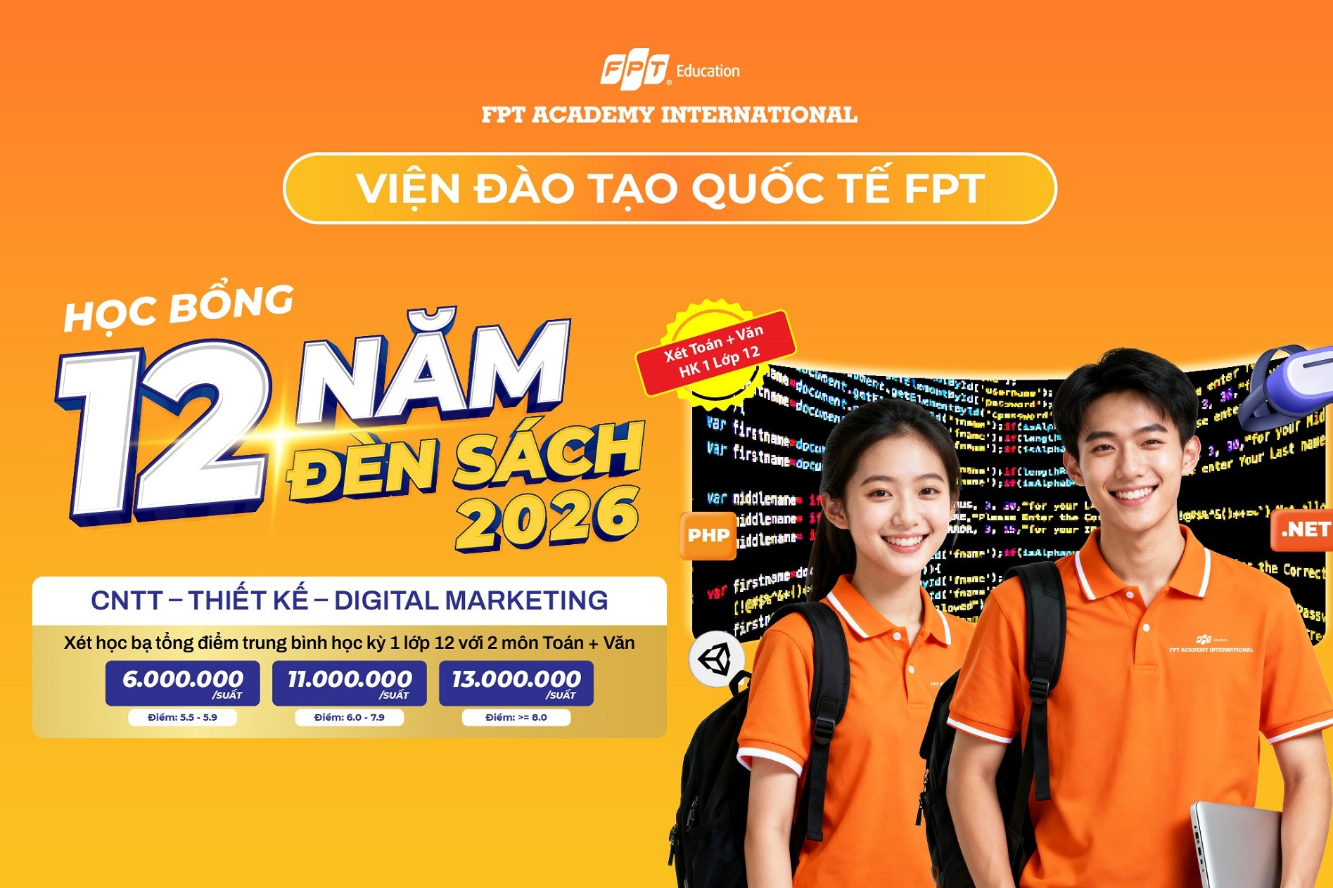 Học bổng 12 Năm Đèn Sách - giải pháp hỗ trợ định hình sớm hướng đi nghề nghiệp