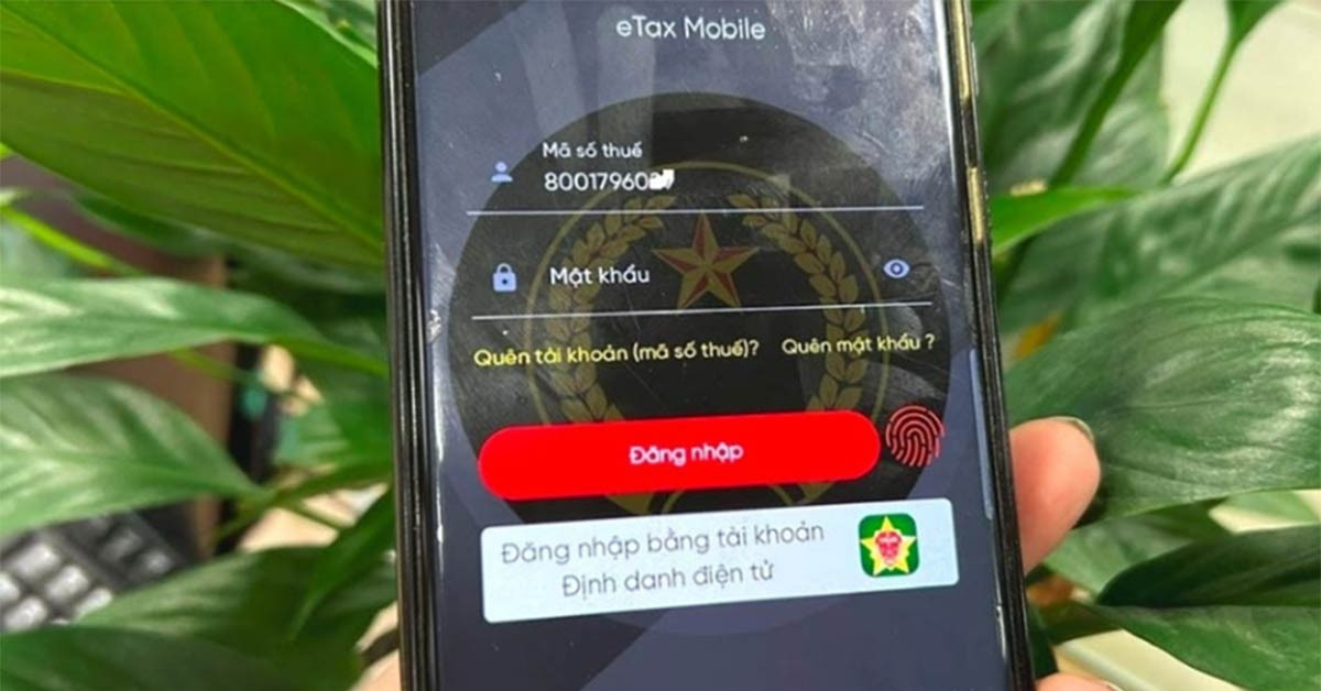 Hướng dẫn hộ kinh doanh nộp thuế trên ứng dụng eTax Mobile