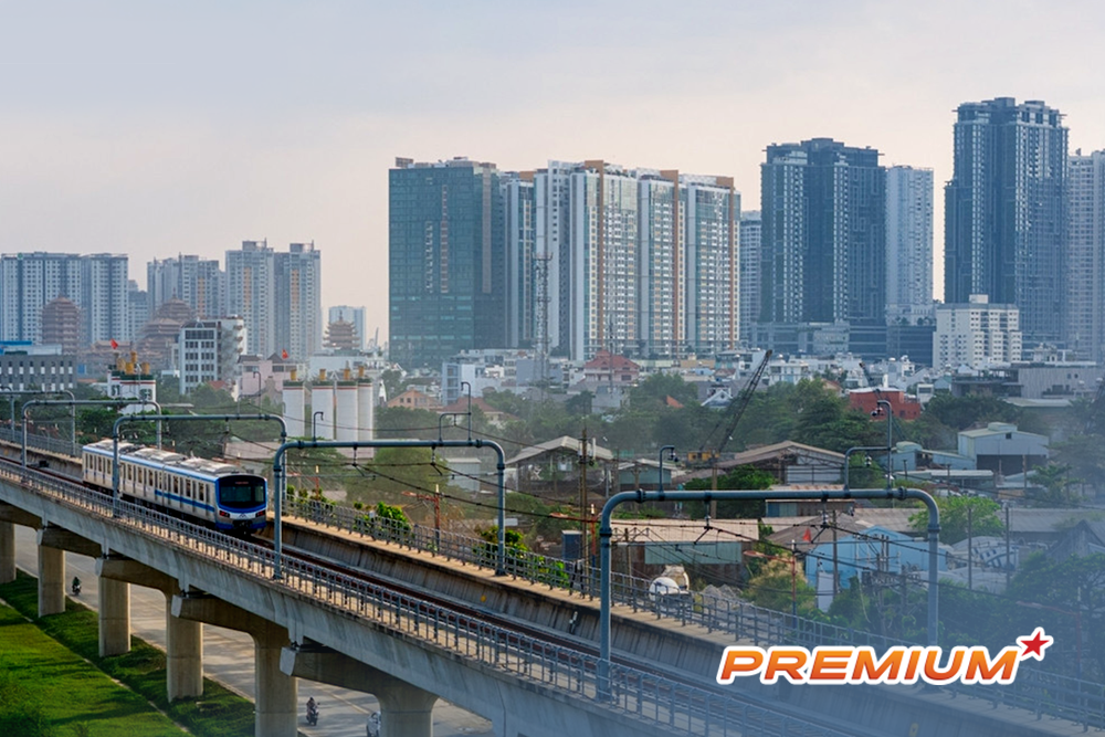 Giá căn hộ dọc tuyến metro tăng 5,3-6,5 triệu đồng/m2 mỗi năm