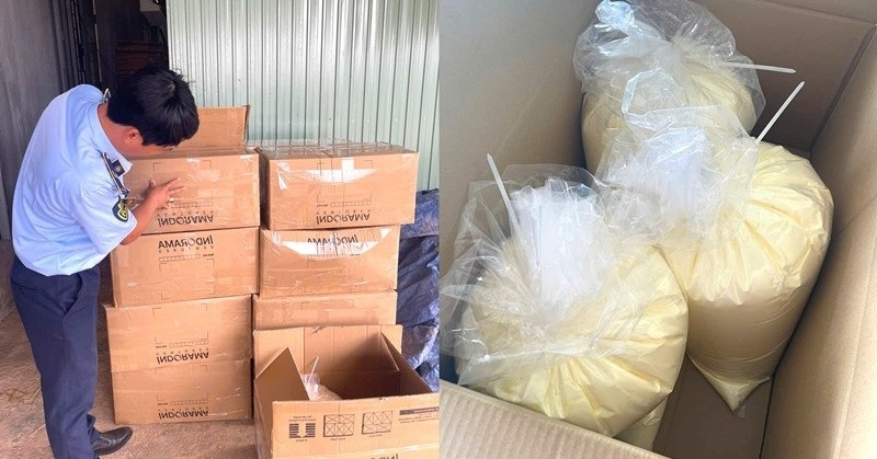 7 tạ kem dưỡng trắng da không rõ nguồn gốc bị thu giữ ở Gia Lai