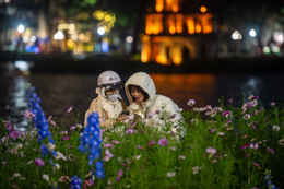 Hà Nội yên bình trong đêm rét 'cắt da cắt thịt'