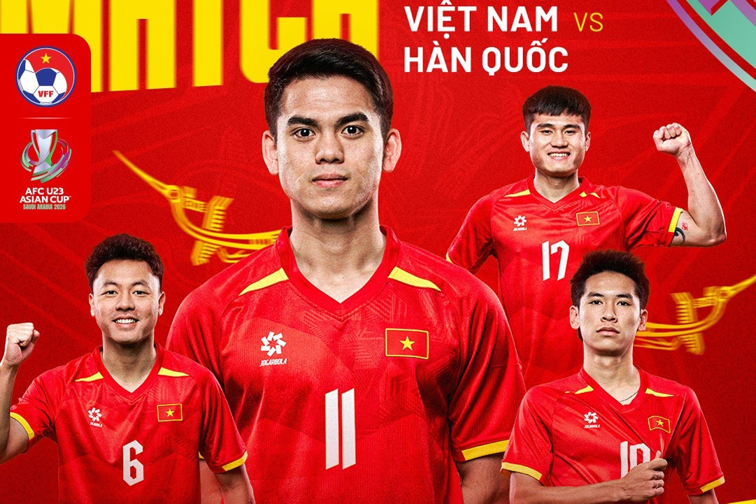 Link xem trực tiếp bóng đá U23 Việt Nam vs U23 Hàn Quốc, giải U23 châu Á