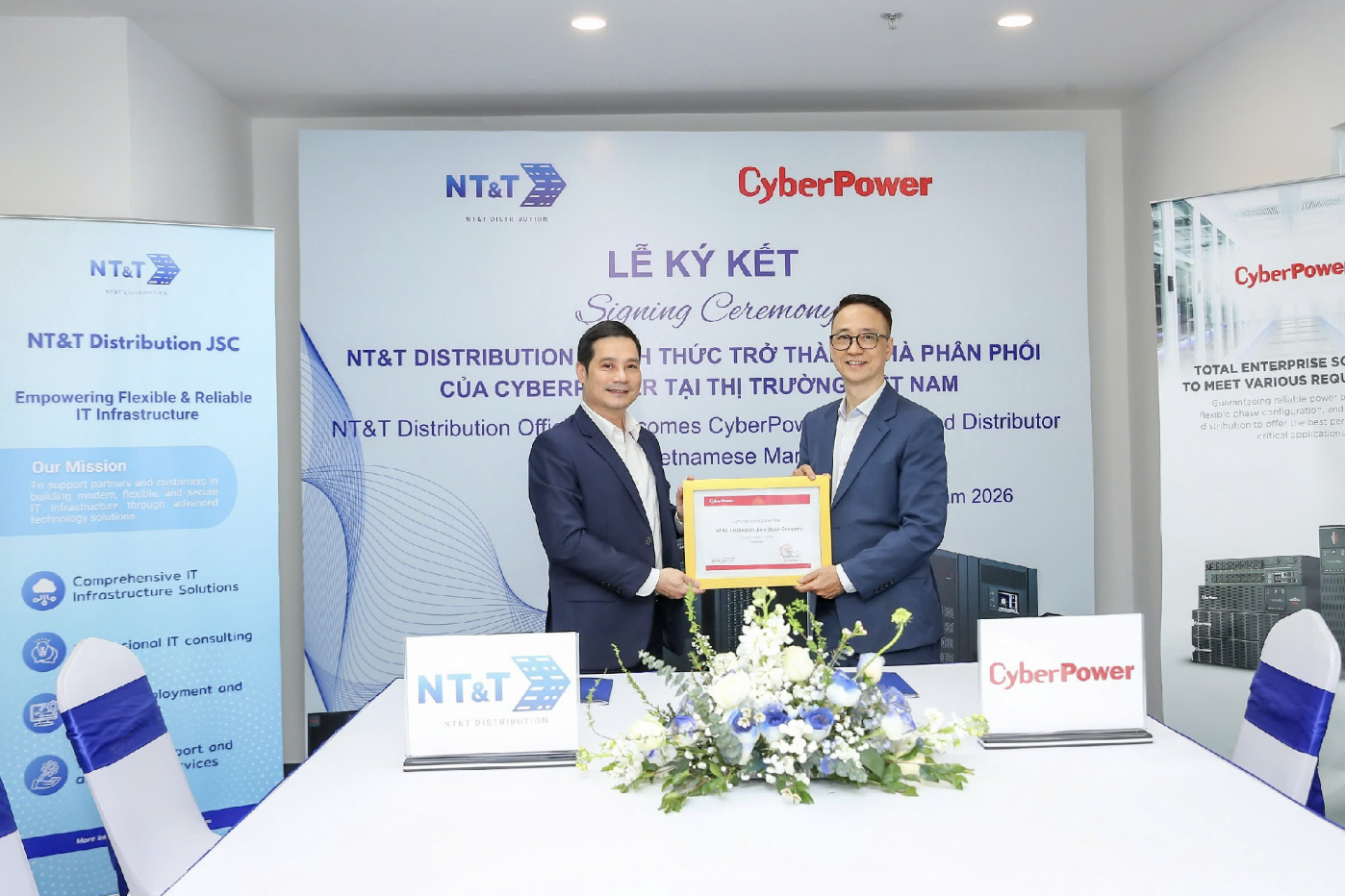 NT&T Distribution được chọn là nhà phân phối giải pháp CyberPower tại Việt Nam