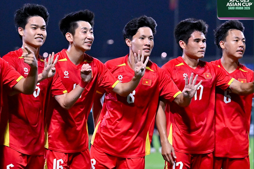 AFC tôn vinh bản lĩnh U23 Việt Nam sau trận thắng Hàn Quốc