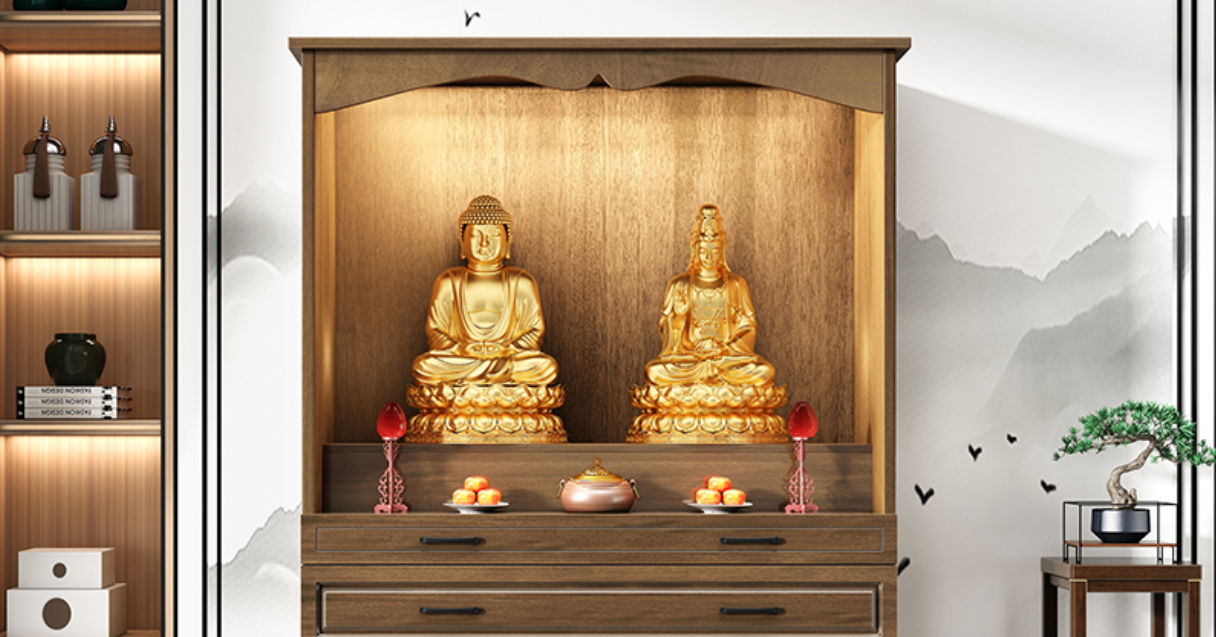 Bí quyết bố trí không gian thờ tự trong nhà ở hiện đại, giữ sự trang nghiêm