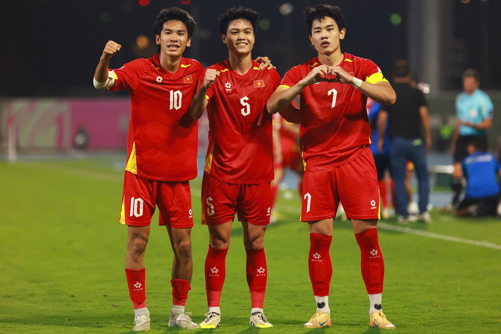 Chiếu chậm chiến thắng của U23 Việt Nam trước Hàn Quốc