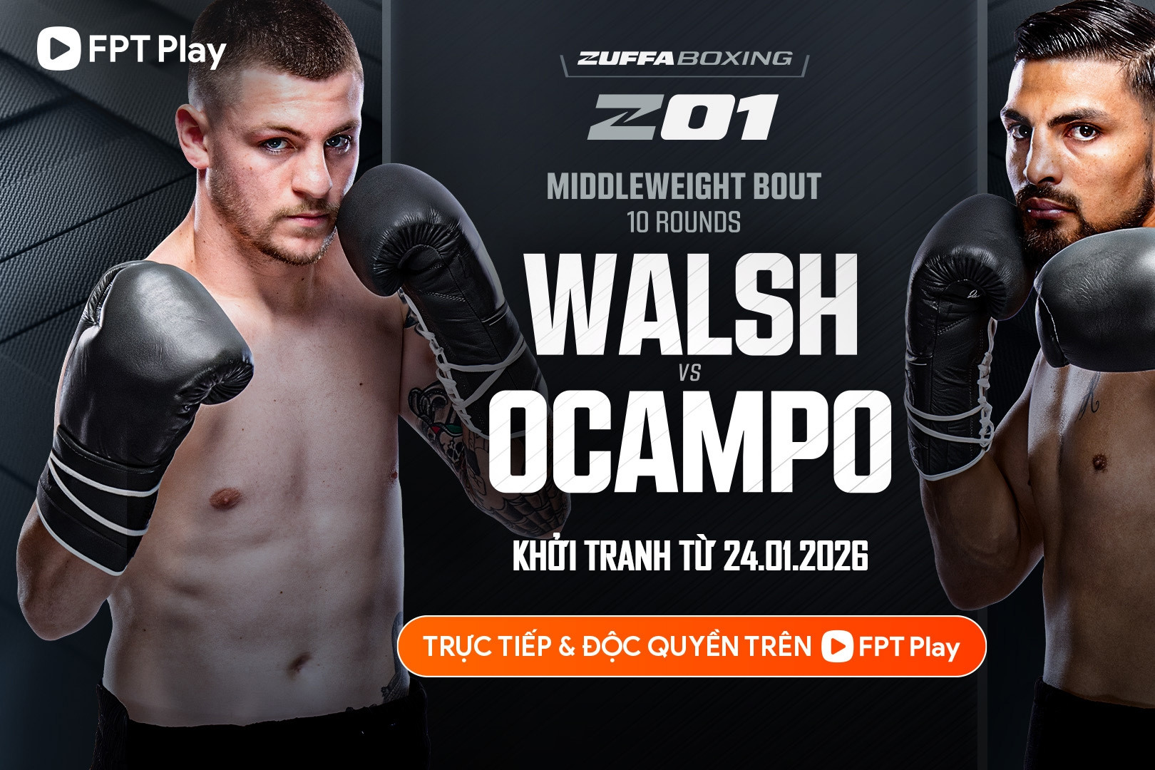 Giải quyền Anh Zuffa Boxing lần đầu “cập bến” Việt Nam