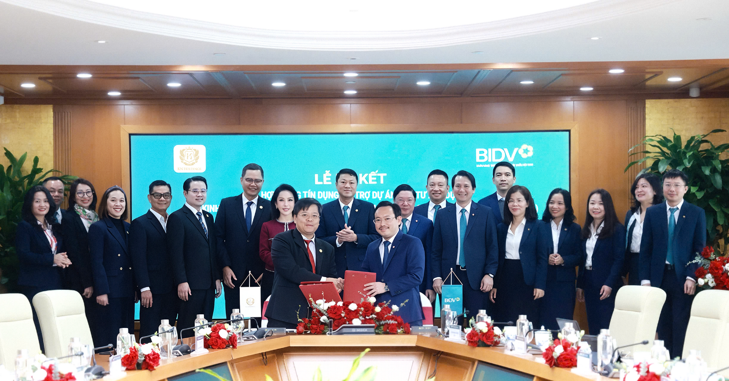 KN Holdings ký hợp tác toàn diện với BIDV