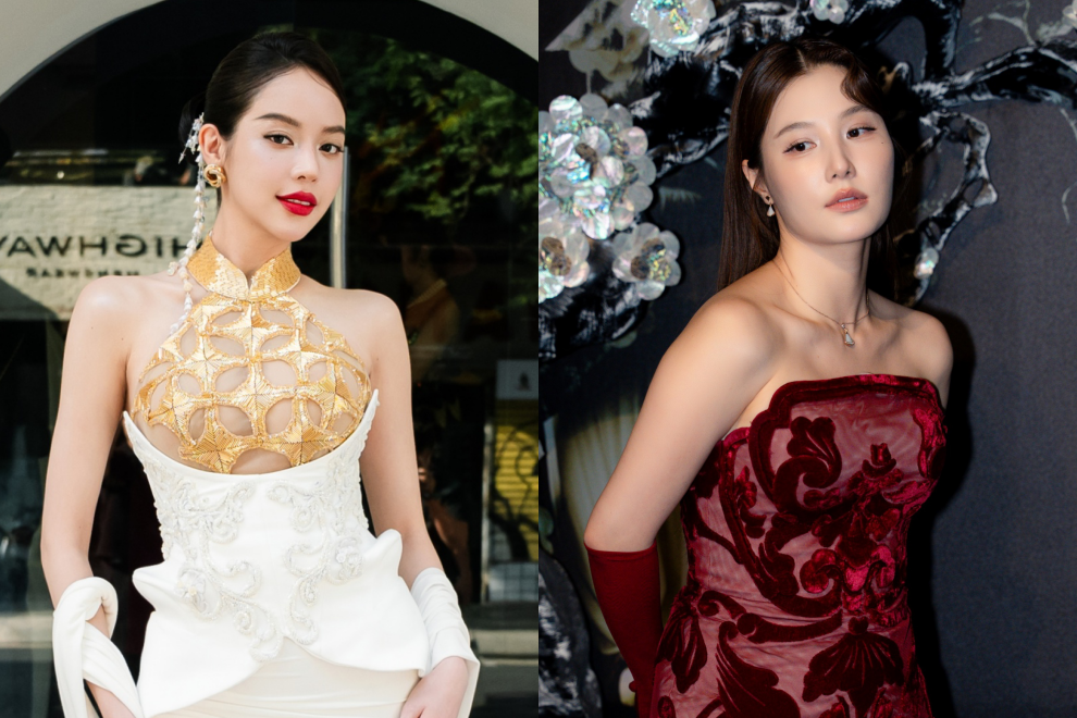 Hoa hậu Thanh Thuỷ, Diễm My 9X khoe vai trần gợi cảm