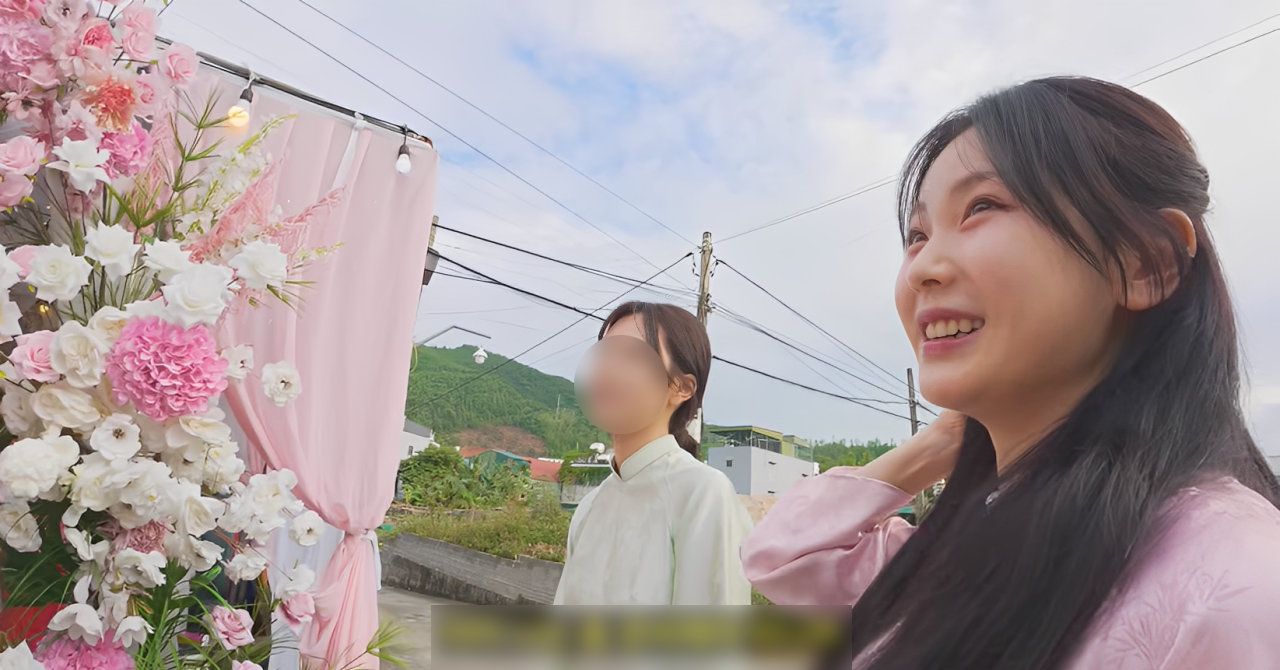 Cô gái Hàn dự đám cưới ở Quảng Ninh, bất ngờ trước mâm cỗ toàn đặc sản