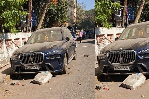 Xe SUV hạng sang BMW X7 mới sử dụng 2 năm đã bị bỏ mặc bên đường