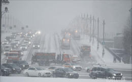 Moscow chìm trong giá buốt. Ảnh: Izvestia