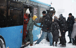 Moscow chìm trong giá buốt. Ảnh: Izvestia