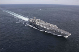 Tàu sân bay Mỹ USS Abraham Lincoln. Ảnh: US Navy