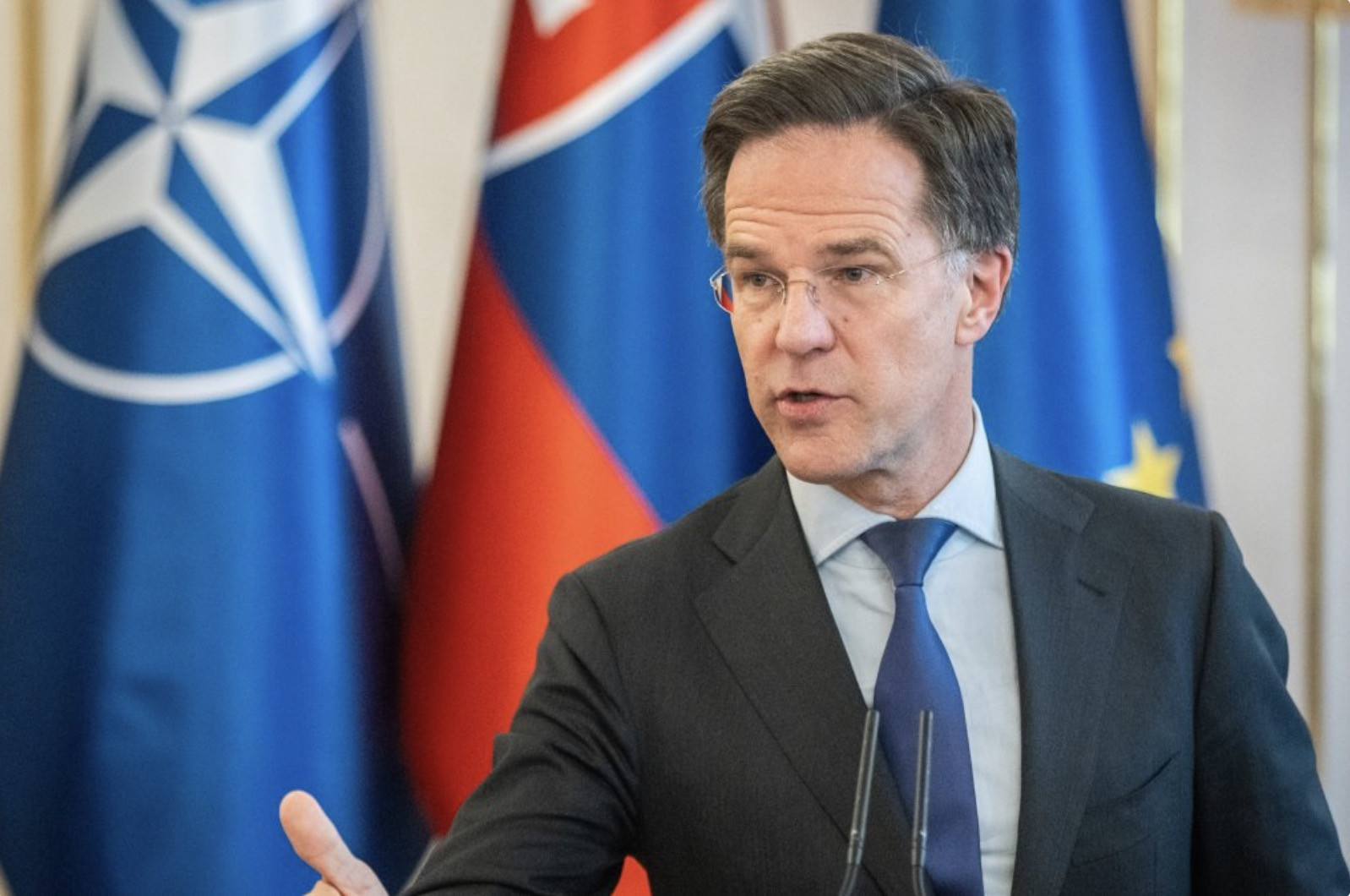 Tổng thư ký NATO Mark Rutte. Ảnh: EPA
