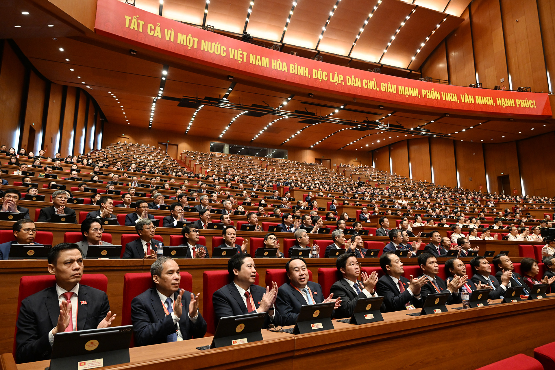 Các đại biểu dự Đại hội 14