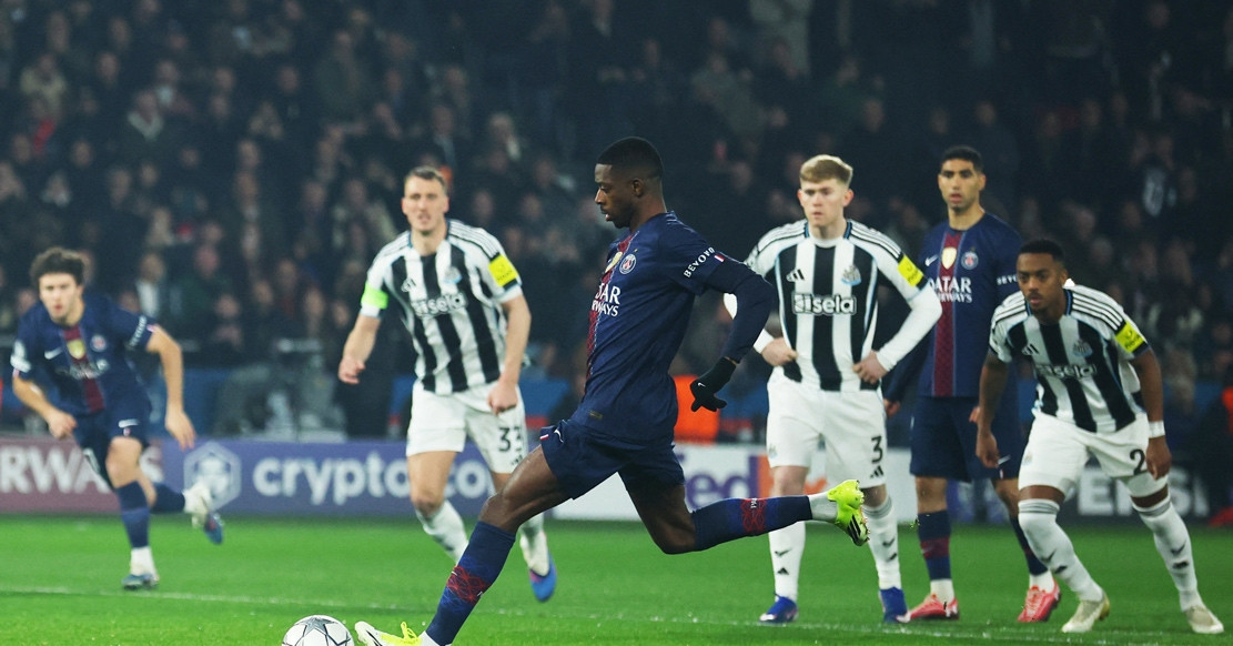 Dembele đá hỏng 11m, PSG bị Newcastle níu chân