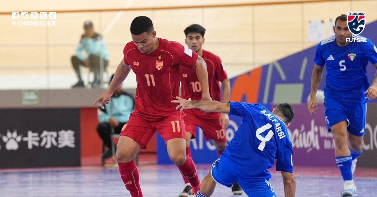 Futsal Thái Lan thắng 6-1, cùng Việt Nam giành vé vào tứ kết giải châu Á