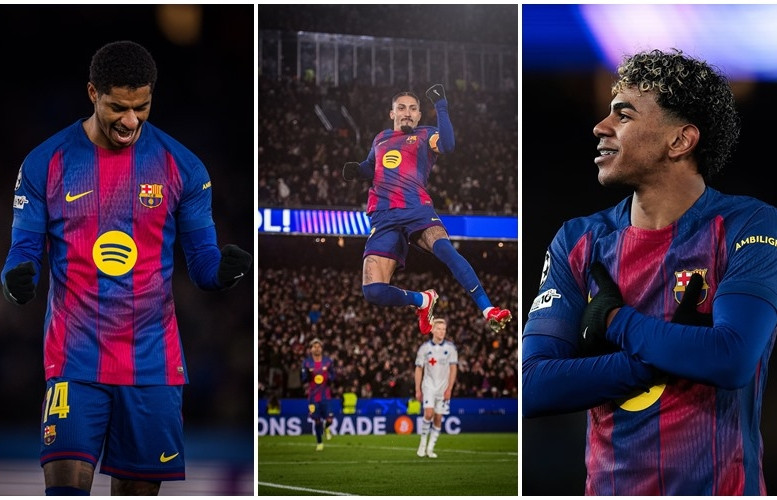 Yamal cùng Rashford ghi bàn, Barcelona ngược dòng vào vòng 1/8