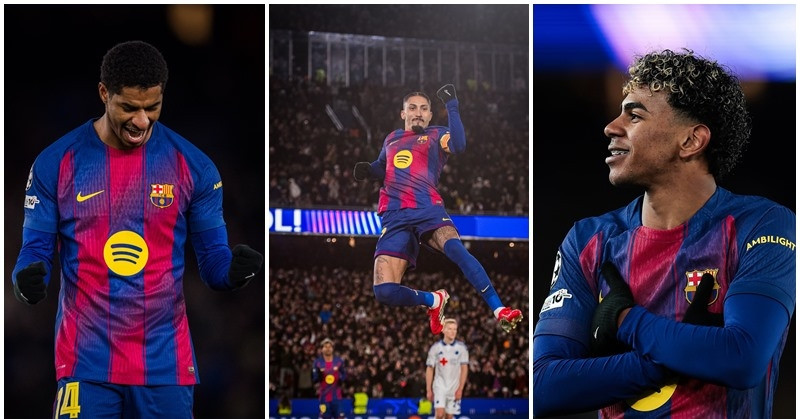 Yamal cùng Rashford ghi bàn, Barcelona ngược dòng vào vòng 1/8