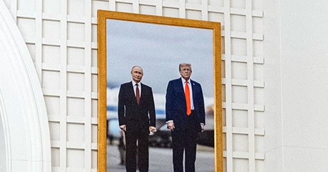 Nga lên tiếng về việc ông Trump treo ảnh chụp chung với ông Putin ở Nhà Trắng