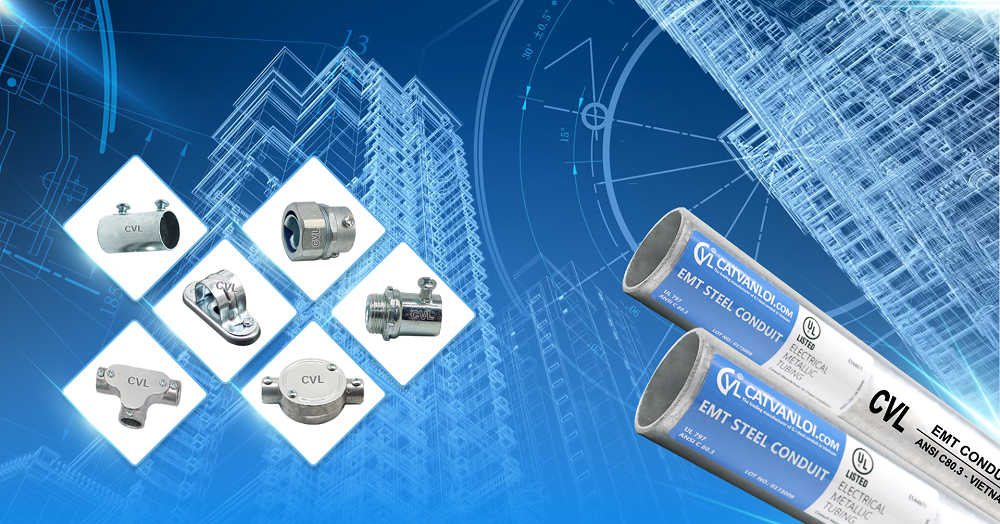 Ống thép EMT Cát Vạn Lợi đạt chuẩn ANSI C80.3, vươn ra thế giới