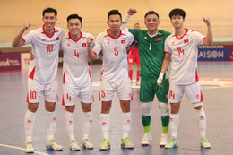 Futsal Thái Lan thắng 6-1, cùng Việt Nam giành vé vào tứ kết giải châu Á Tuyển futsal Việt Nam hạ Lebanon, đoạt vé vào tứ kết châu Á
