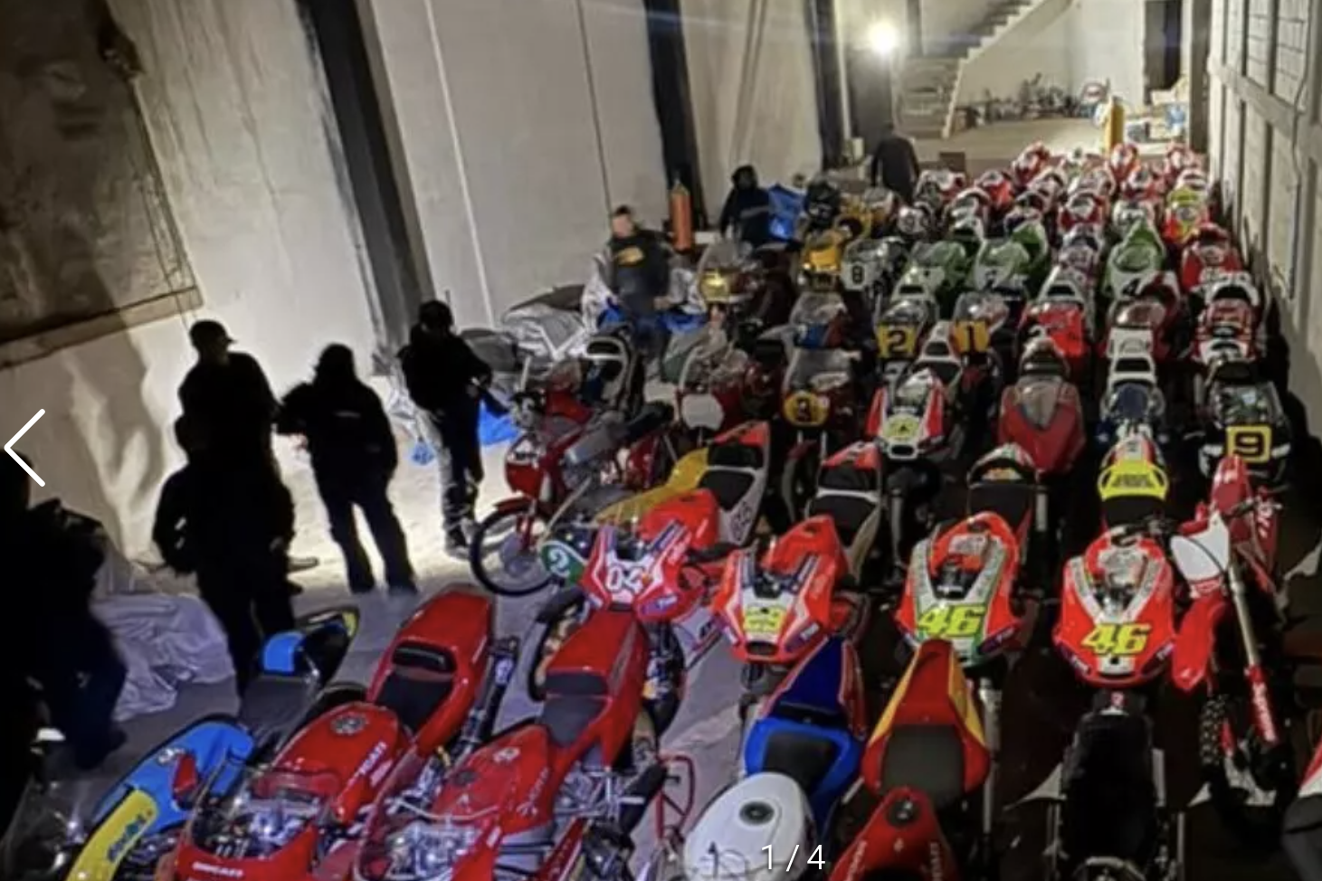 Tịch thu dàn mô tô hiếm trị giá 40 triệu USD của cựu VĐV Olympic