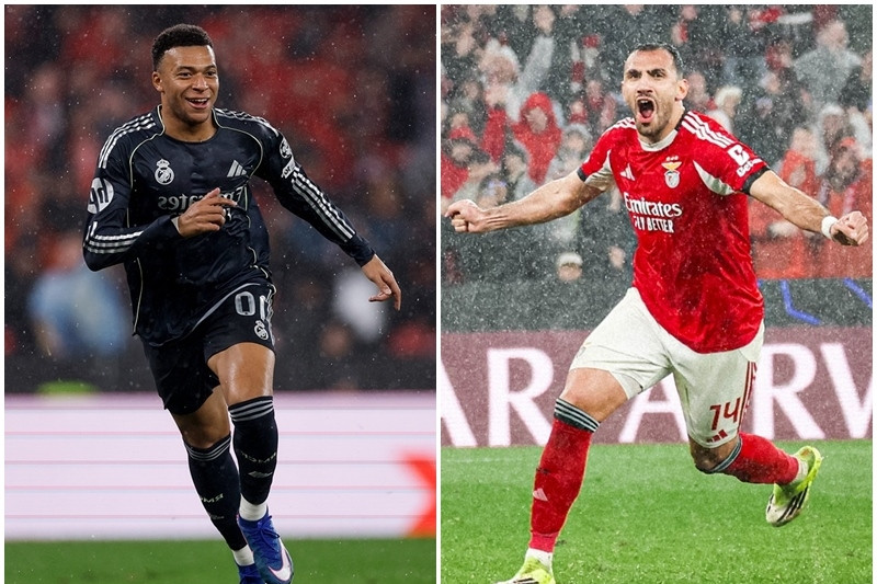 Bốc thăm play-off C1: Real Madrid tái ngộ Benfica, PSG đấu Monaco