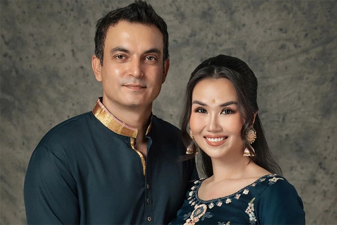 Ca sĩ Võ Hạ Trâm ngày càng gợi cảm, tiết lộ thỏa thuận hôn nhân với chồng Ấn Độ