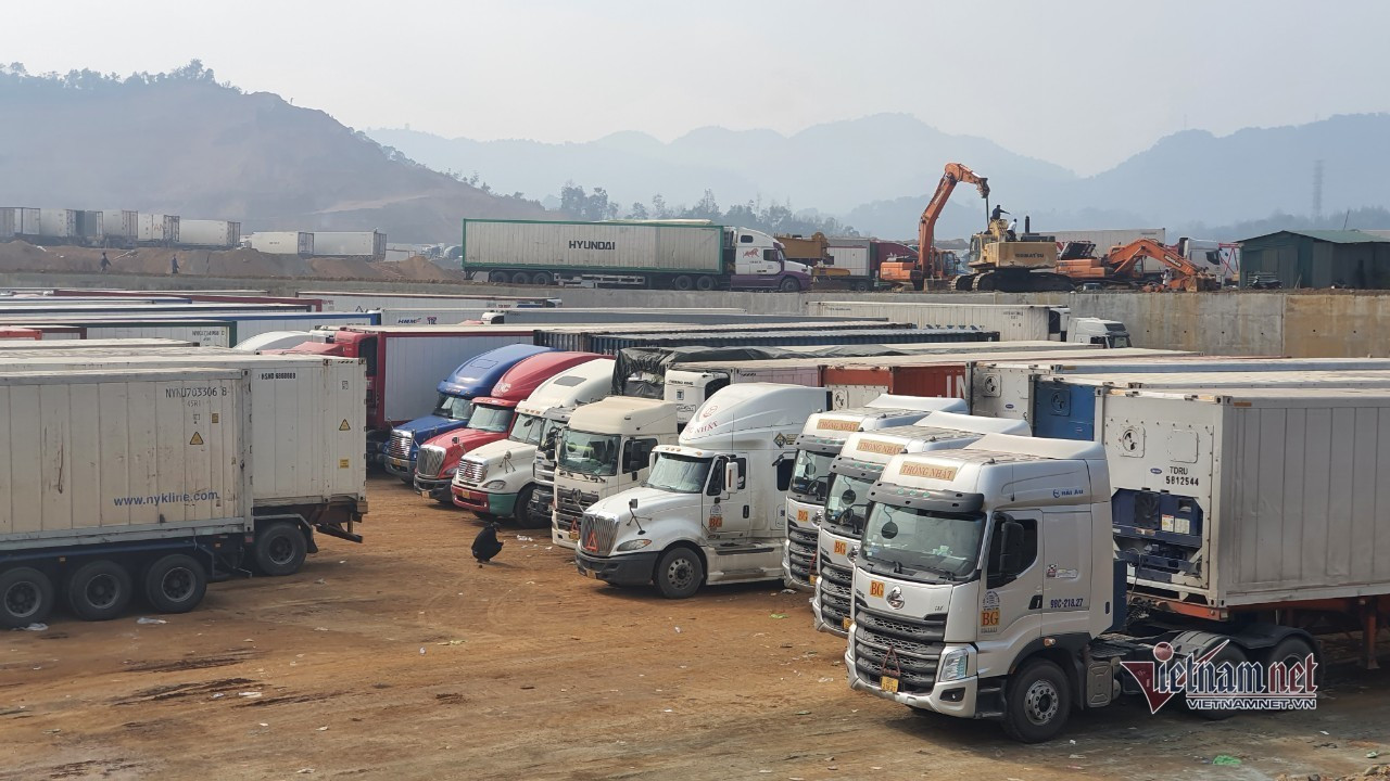 Thực phẩm nhập khẩu ùn tắc diện rộng tại cửa khẩu do thiếu hướng dẫn