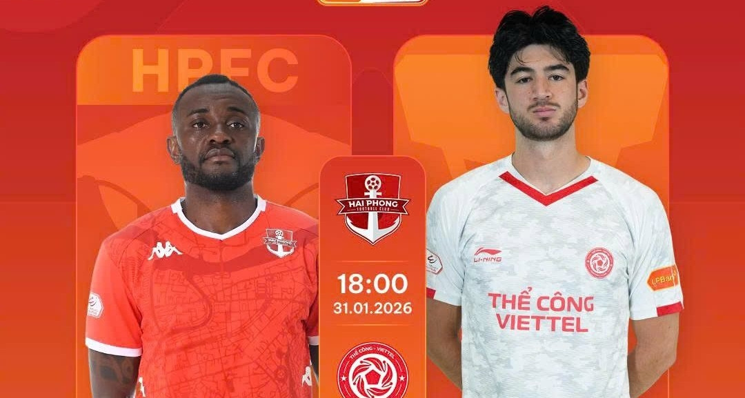 Trực tiếp bóng đá SLNA vs Hà Nội, Hải Phòng vs Thể Công Viettel