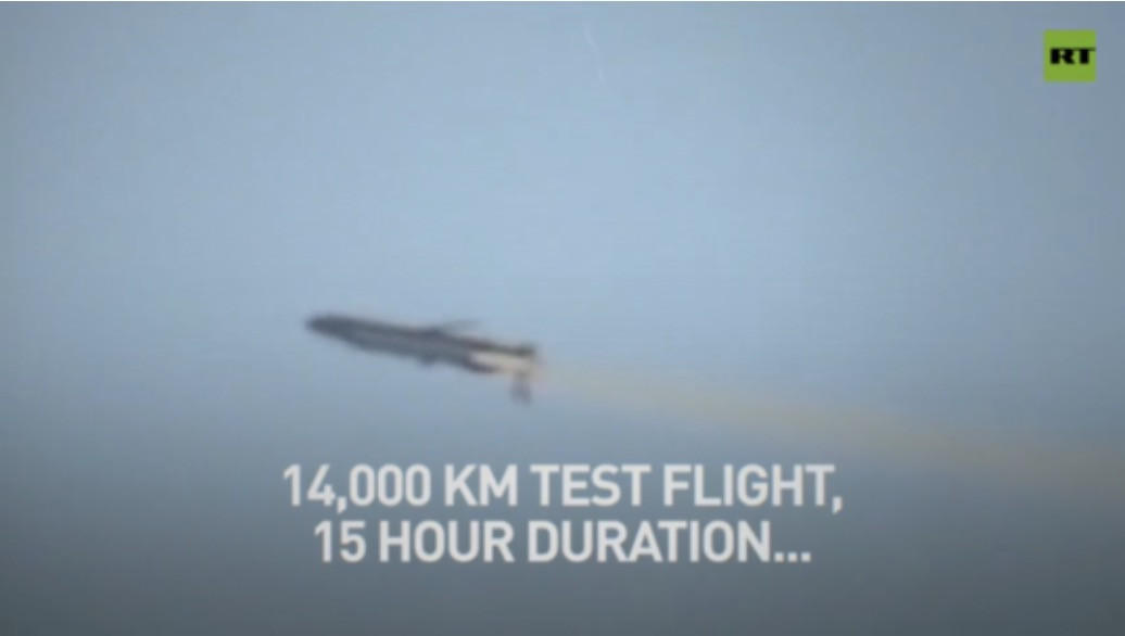 Tên lửa Burevestnik. Ảnh: RT