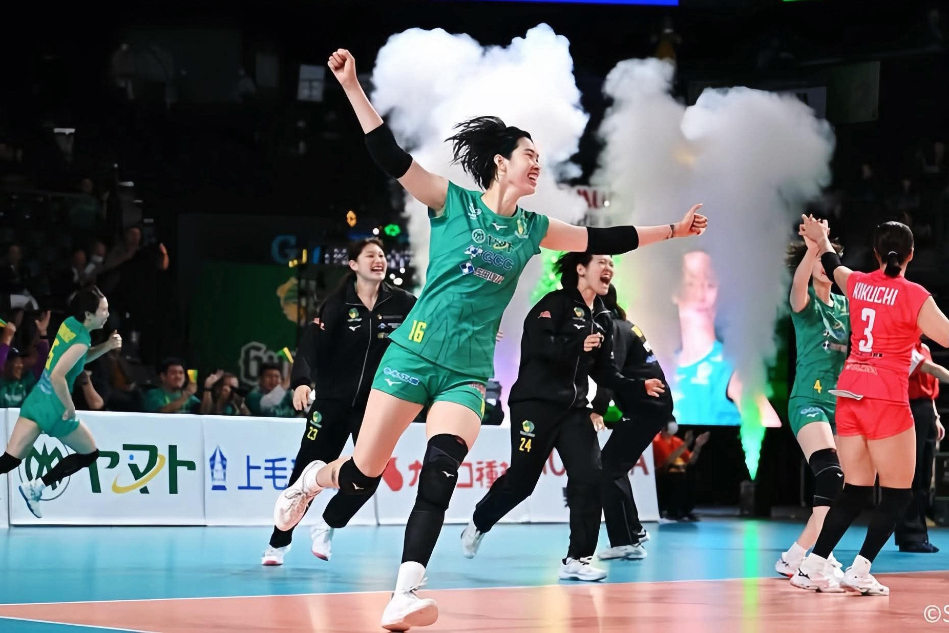 Thanh Thuý toả sáng, Gunma Green Wings tìm lại chiến thắng