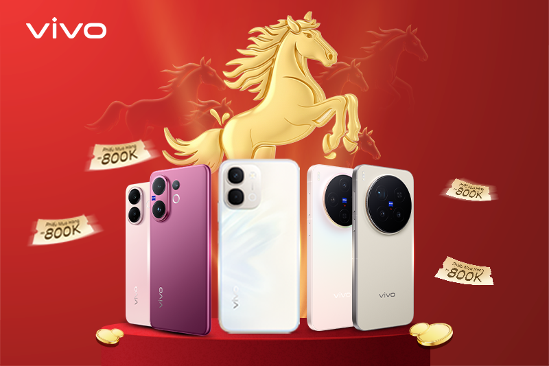 ‘Cùng vivo gọi Tết về’: Quà tặng, ưu đãi lên đến 1 tỷ đồng