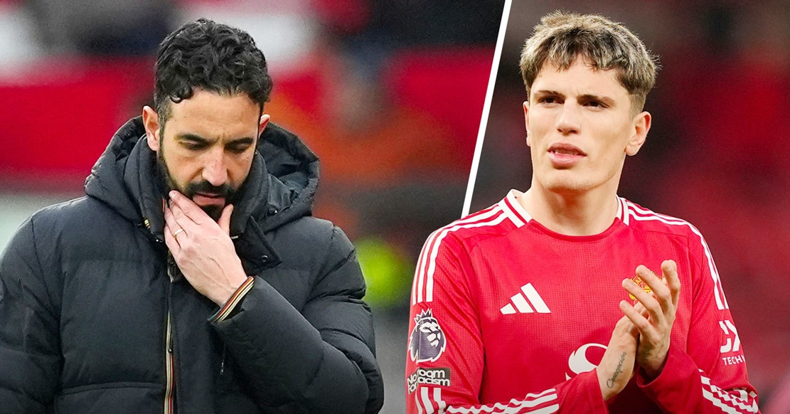 Garnacho ăn mừng khi thấy Ruben Amorim 'bay ghế'