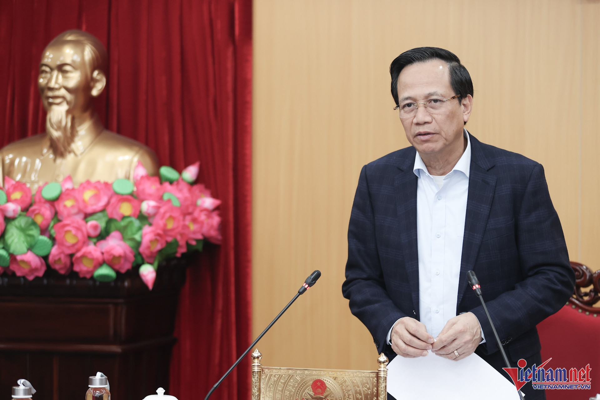 Đ&agrave;o Ngọc Dung giao nhiệm vụ