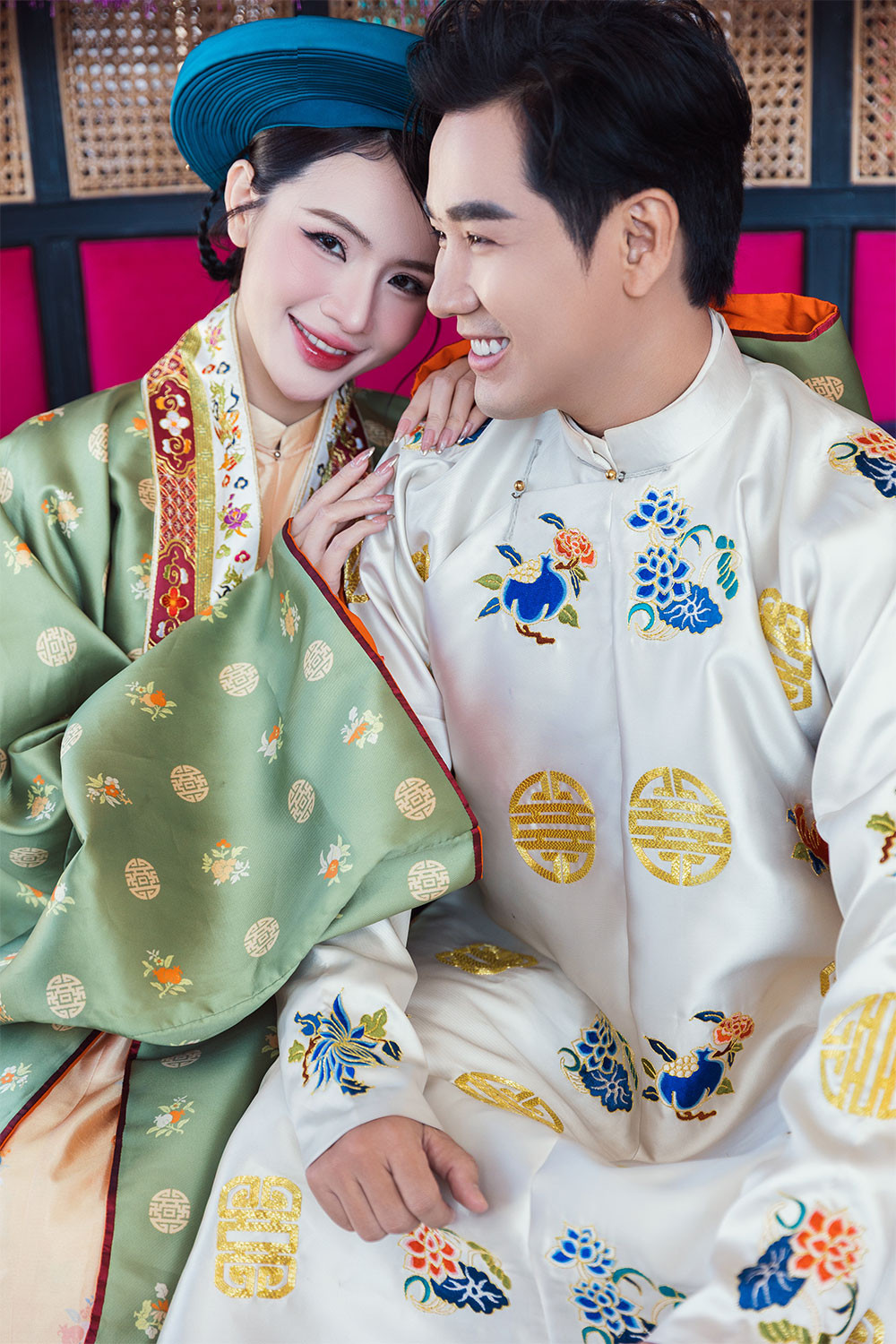 MC Nguyên Khang và Hoa hậu Ngọc Quỳnh tại Sa Pa