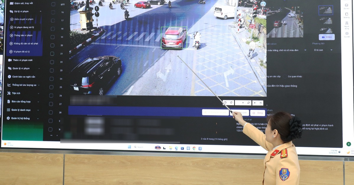 Công an Hà Nội công bố danh sách 342 ô tô, xe máy bị camera AI phát hiện vi phạm