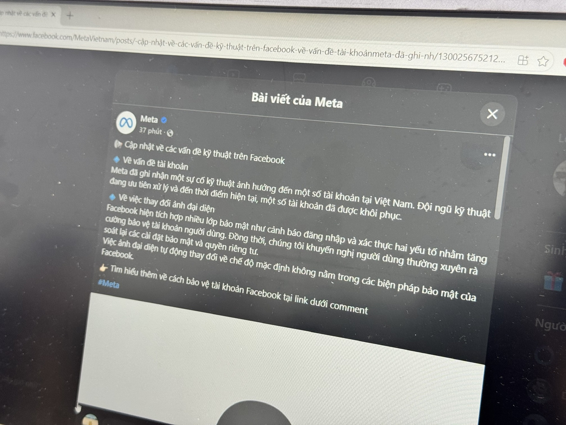 Đổi ảnh đại diện để "chống hack nick" Facebook không phải là biện pháp bảo mật