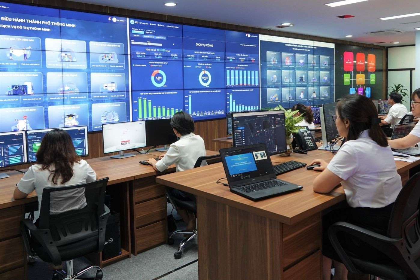 Trung tâm điều hành thông minh - ‘bộ não số’ của đô thị hiện đại