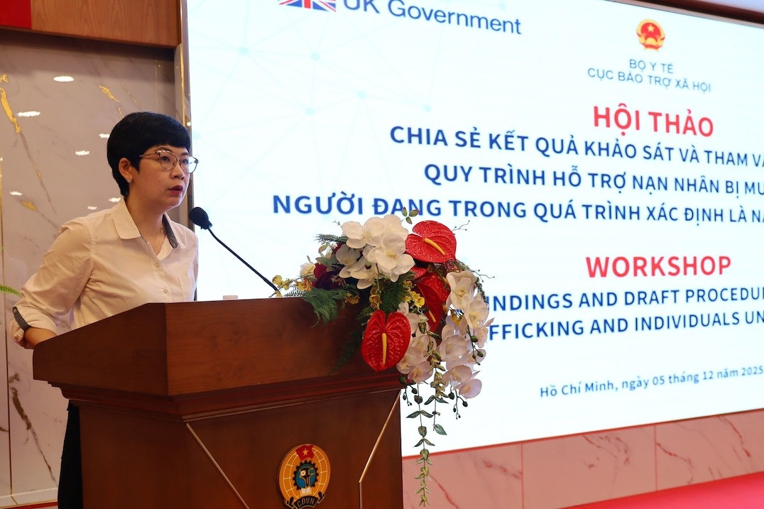 Vẫn còn khoảng trống khi hỗ trợ tâm lý cho nạn nhân mua bán người