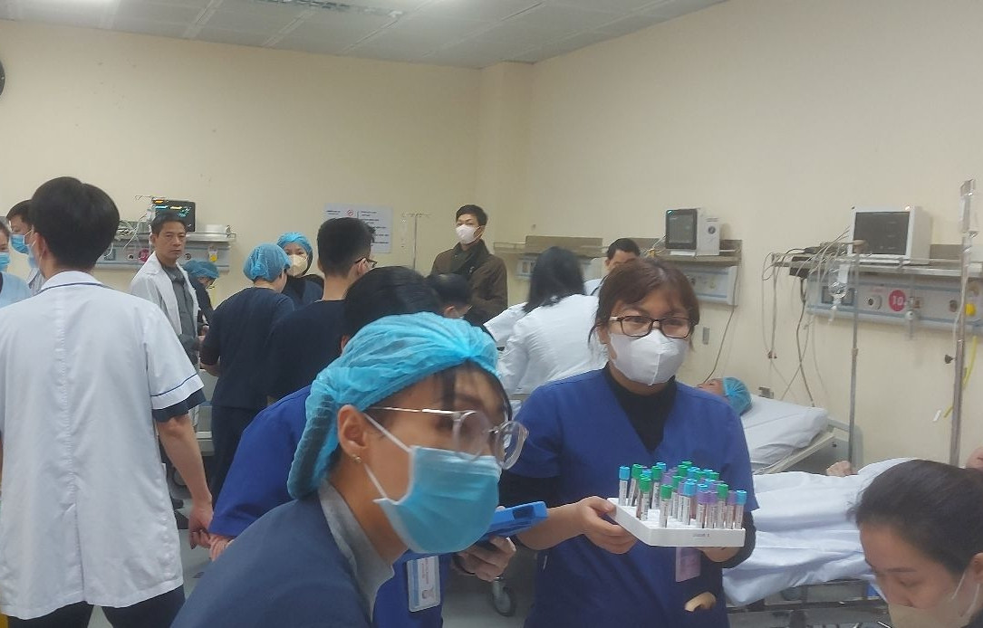 Bệnh viện E tiếp nhận kiểm tra sức khỏe 15 nạn nhân trong vụ cháy ở Hà Nội