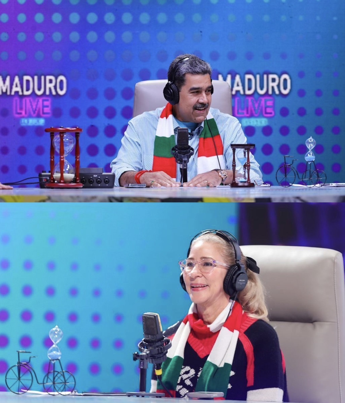 Maduro và vợ. Ảnh: Instagram Cilia Flores.