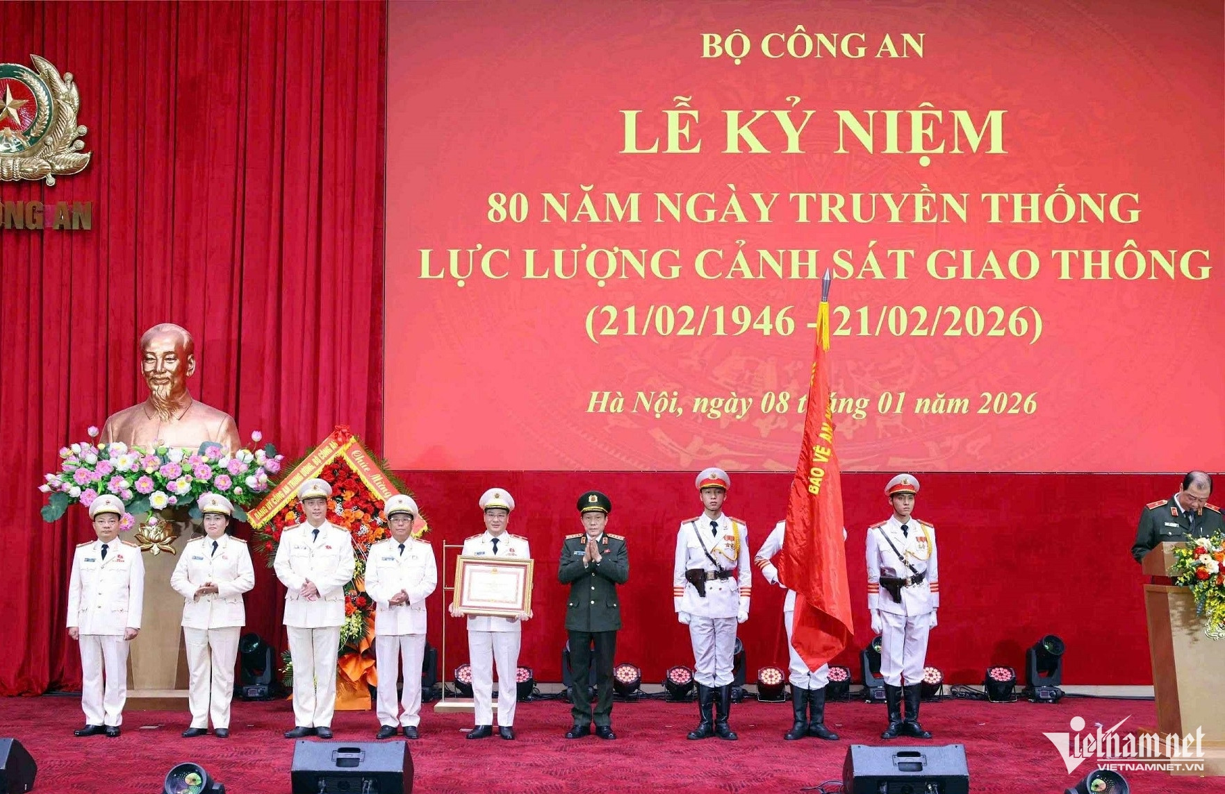 Cục CSGT đón nhận Huân chương Quân công hạng Nhất