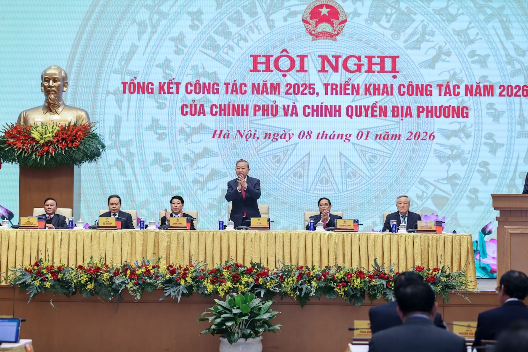 Tổng Bí thư, lãnh đạo chủ chốt dự hội nghị Chính phủ với chính quyền địa phương