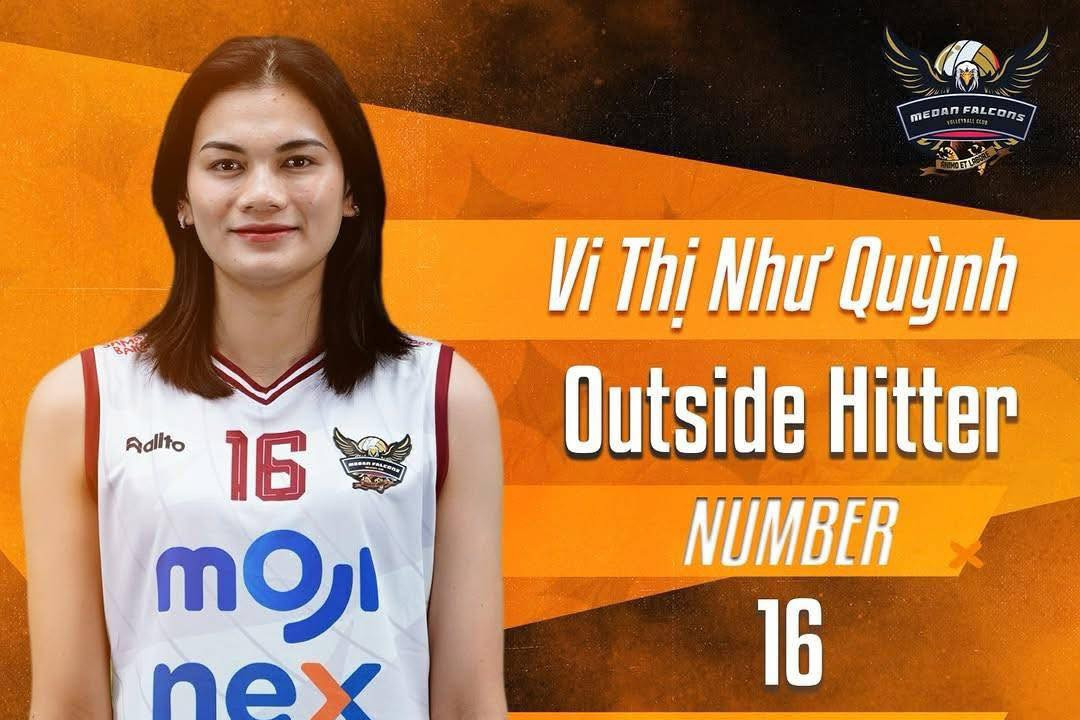 Vi Thị Như Quỳnh chính thức ra mắt giải bóng chuyền Indonesia