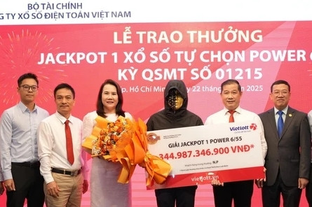 Vietlott chi 5.342 tỷ đồng trả thưởng năm 2025, người trúng cao nhất hơn 344 tỷ